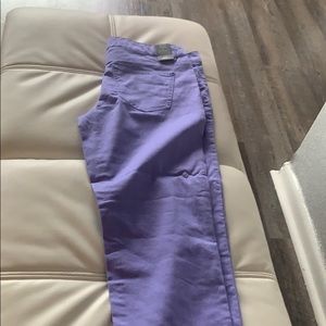 Purple jeans